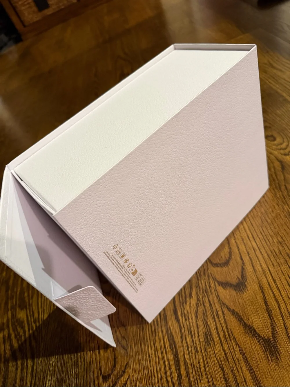 Dior White Box with Gold Logo